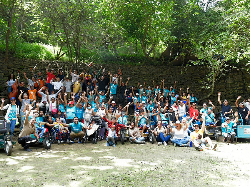 Paseo inclusivo se realizó en la reserva natural Cerro Blanco