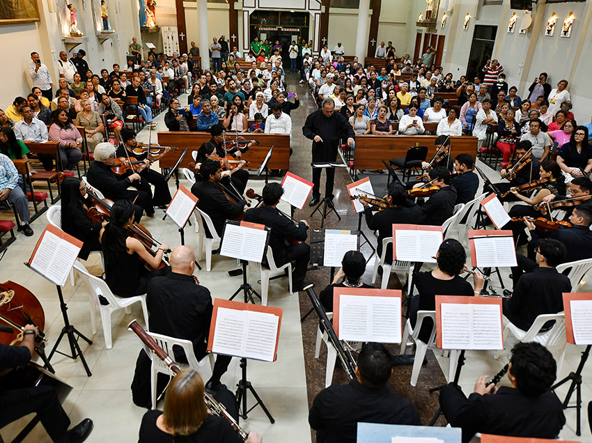 El arte y la cultura llegan al barrio Garay junto a la Orquesta Filarmónica de Guayaquil