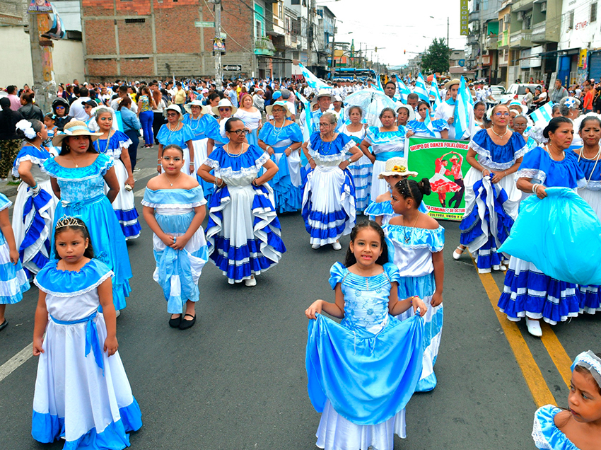 Barrios y parques de la Perla del Pacífico se llenan de vida con las fiestas julianas