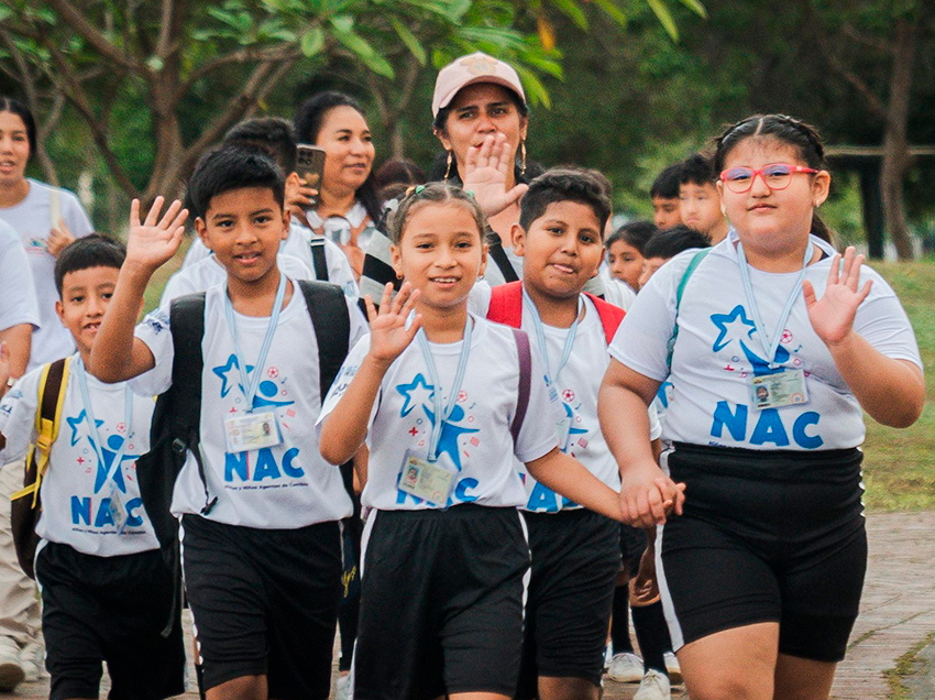 Niños líderes construyen un Guayaquil sin violencia desde sus comunidades